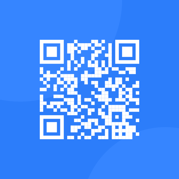 QR code image that leads to the Frontend Mentor website